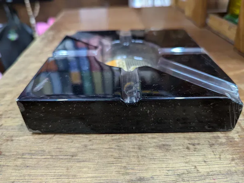 4 Cigars Square Wooden Ashtray